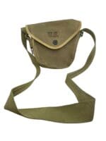 WW2 US M1928a1 Thompson SMG Drum Mag Pouch Maker Marked With Strap Unissued