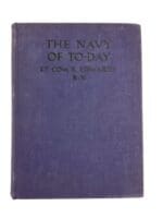 WW1 WW2 British RN Navy The Navy Of Today Edwards Hardcover Reference Book
