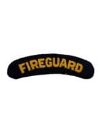 WW2 British Civil Defence Fireguard Shoulder Title Insignia Single