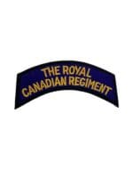 WW2 Royal Canadian Regiment RCR Shoulder Title Insignia Single 1