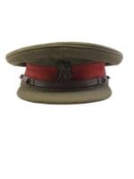 WW1 Canadian CEF Brigadier Generals Officers Doeskin Khaki Peak Cap Hat Size 7 3/8 WW1 Canadian CEF Brigadier Generals Officers Doeskin Khaki Peak Cap Hat Size 7 3/8