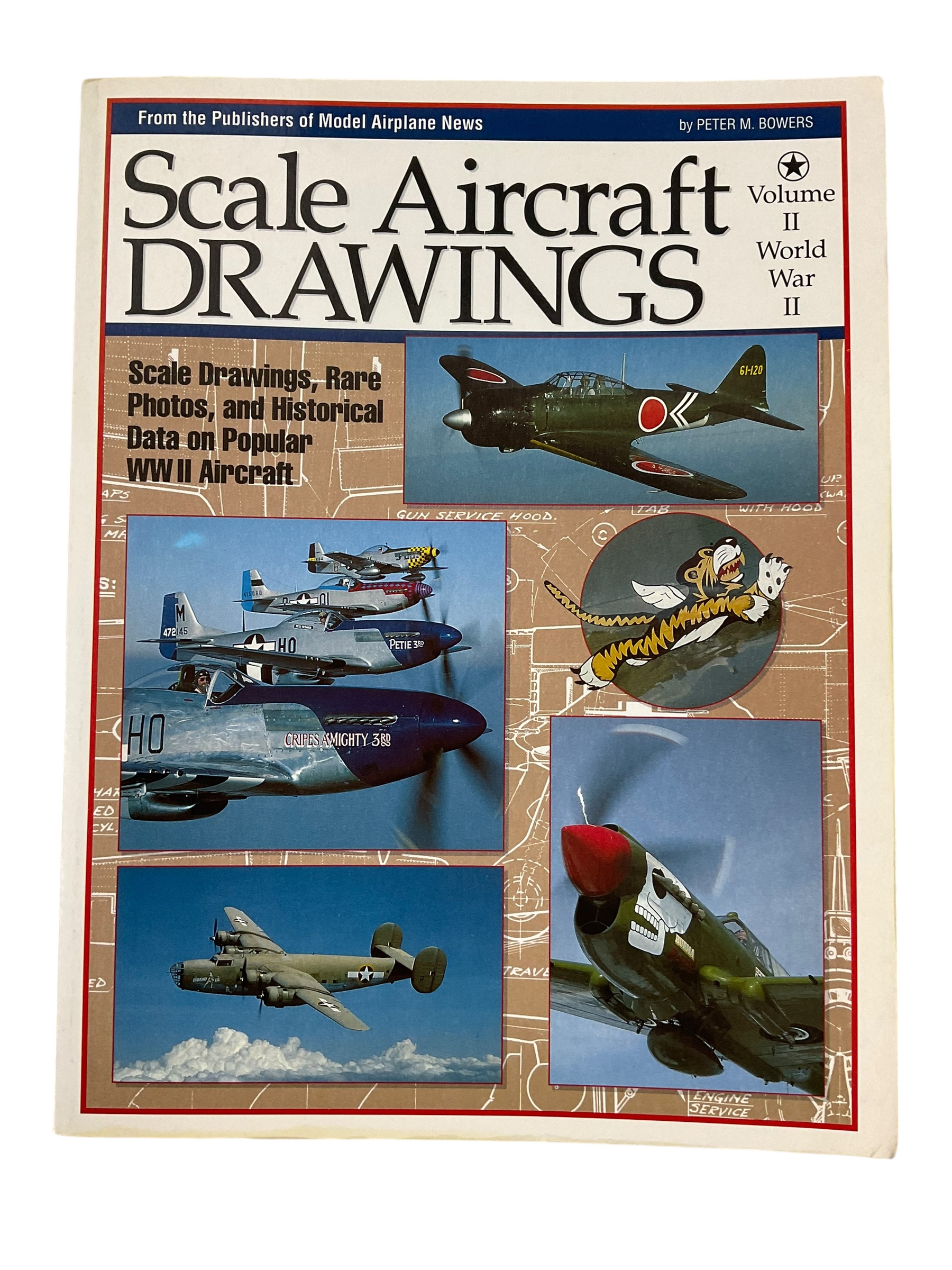 WW2 US Scale Aircraft Drawings Vol 2 Softcover Reference Book WW2 US Scale Aircraft Drawings Vol 2 Softcover Reference Book
