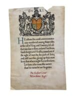 WW1 British BEF Memorial Scroll Pte Robert Lane Manchester Regiment KIA Gallipoli WW1 British BEF Memorial Scroll Pte Robert Lane Manchester Regiment KIA Gallipoli