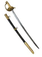 French Napoleonic Navy Officers Sword with Scabbard Bone Handle 26 Inch Blade French Napoleonic Navy Officers Sword with Scabbard Bone Handle 26 Inch Blade