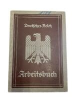 WW2 German Arbeitsbuch Employment Record Book - Gerda WW2 German Arbeitsbuch Employment Record Book - Gerda