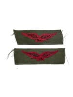 WW2 Canadian RCAF Tropical Sleeve Eagles Insignia Pair