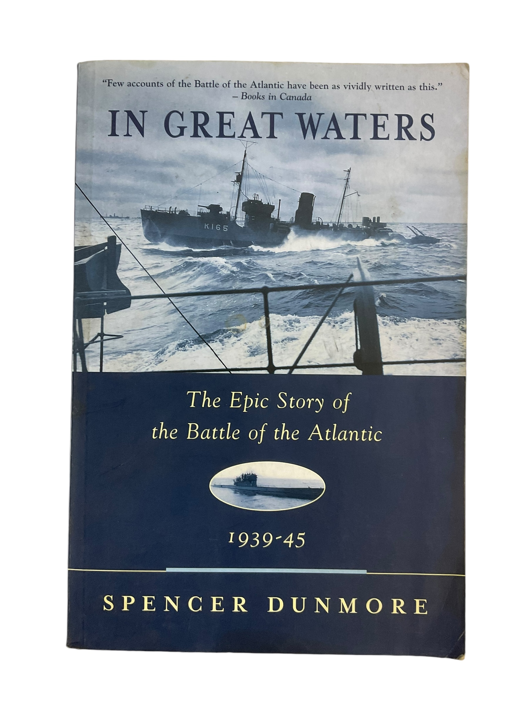 WW2 British Canadian German In Great Waters Battle Of Atlantic RN Reference Book WW2 British Canadian German In Great Waters Battle Of Atlantic RN Reference Book