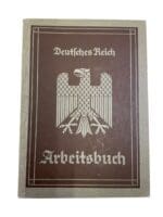 WW2 German Arbeitsbuch Employment Record Book - Kiruuse WW2 German Arbeitsbuch Employment Record Book - Kiruuse