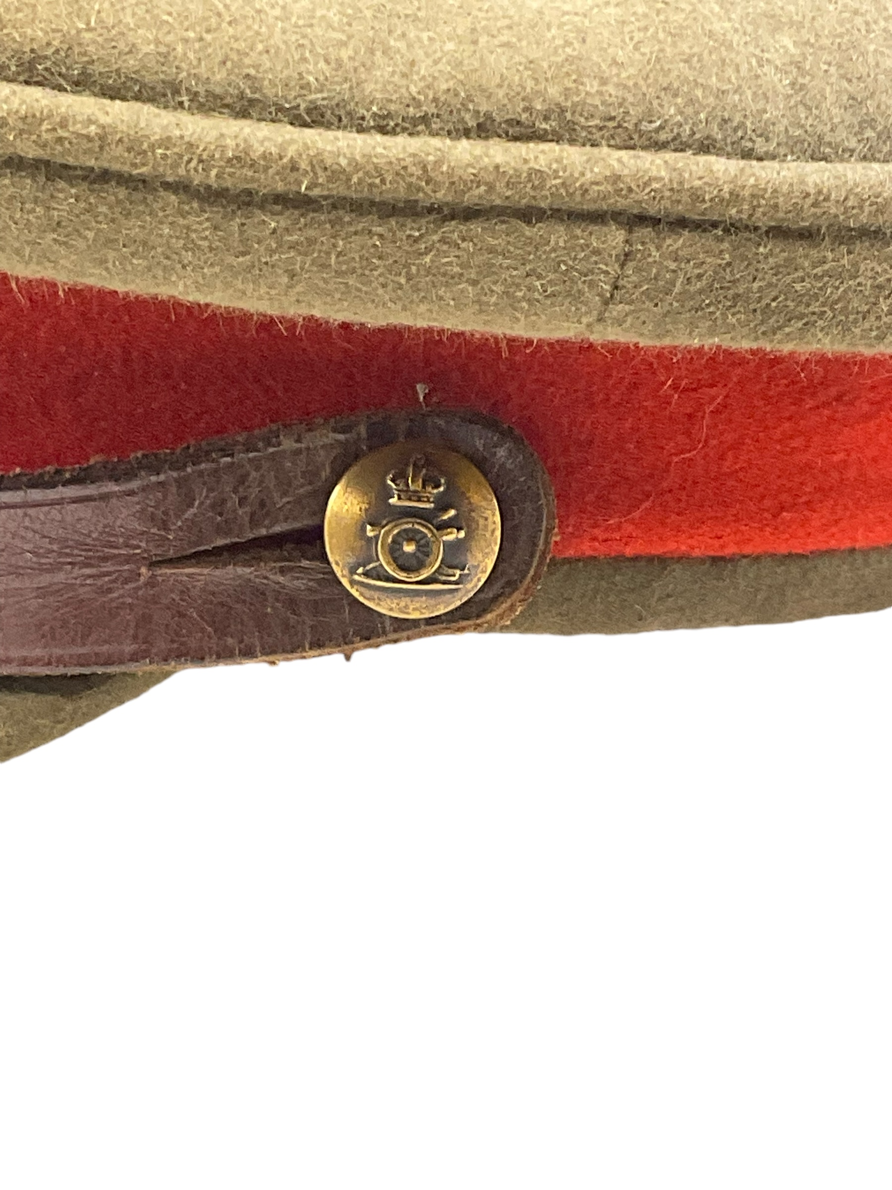 WW2 Canadian Brigadier Generals RCA Artillery Peak Cap Hat Size 7 1/8 WW2 Canadian Brigadier Generals RCA Artillery Peak Cap Hat Size 7 1/8