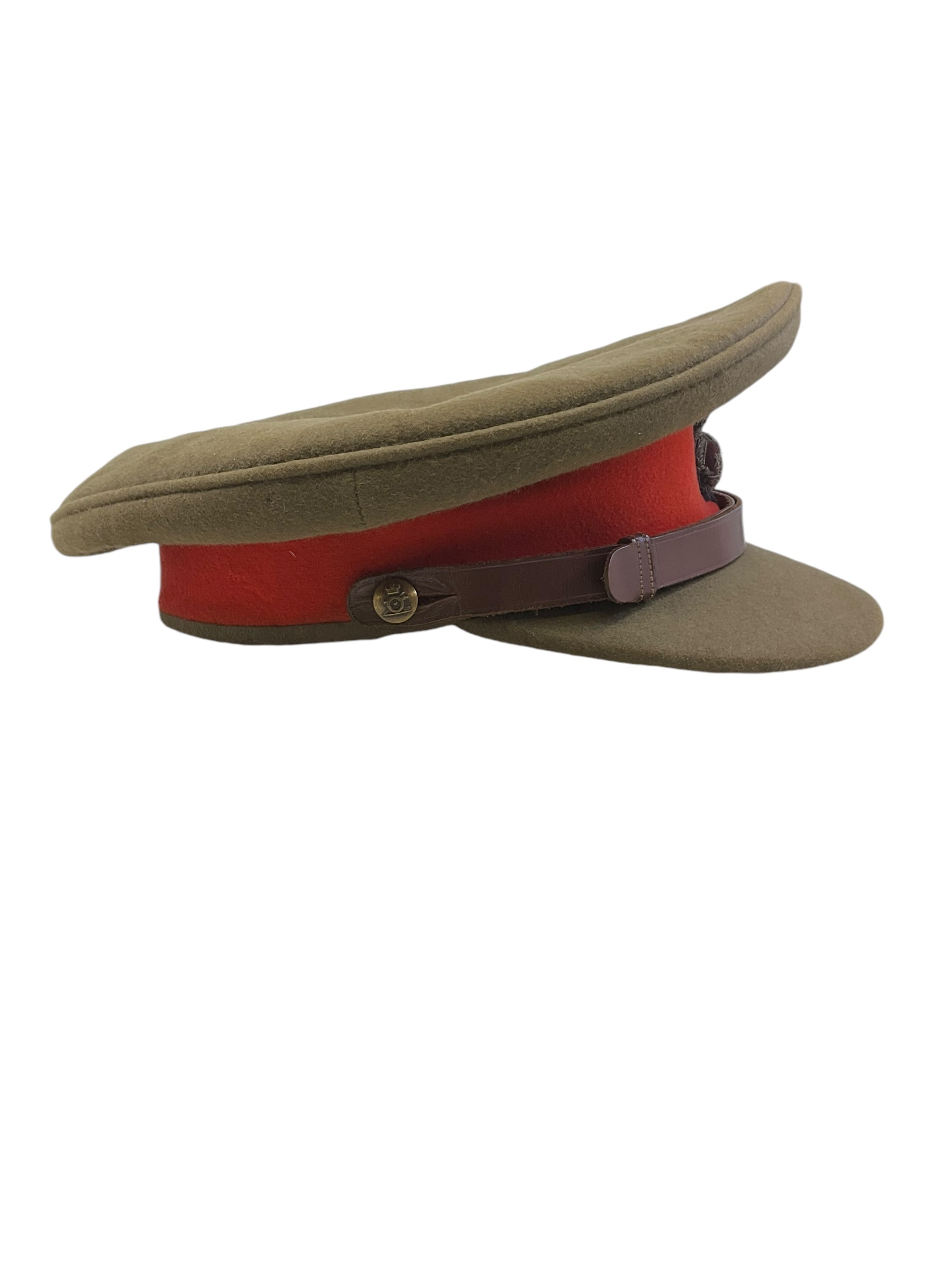 WW2 Canadian Brigadier Generals RCA Artillery Peak Cap Hat Size 7 1/8 WW2 Canadian Brigadier Generals RCA Artillery Peak Cap Hat Size 7 1/8