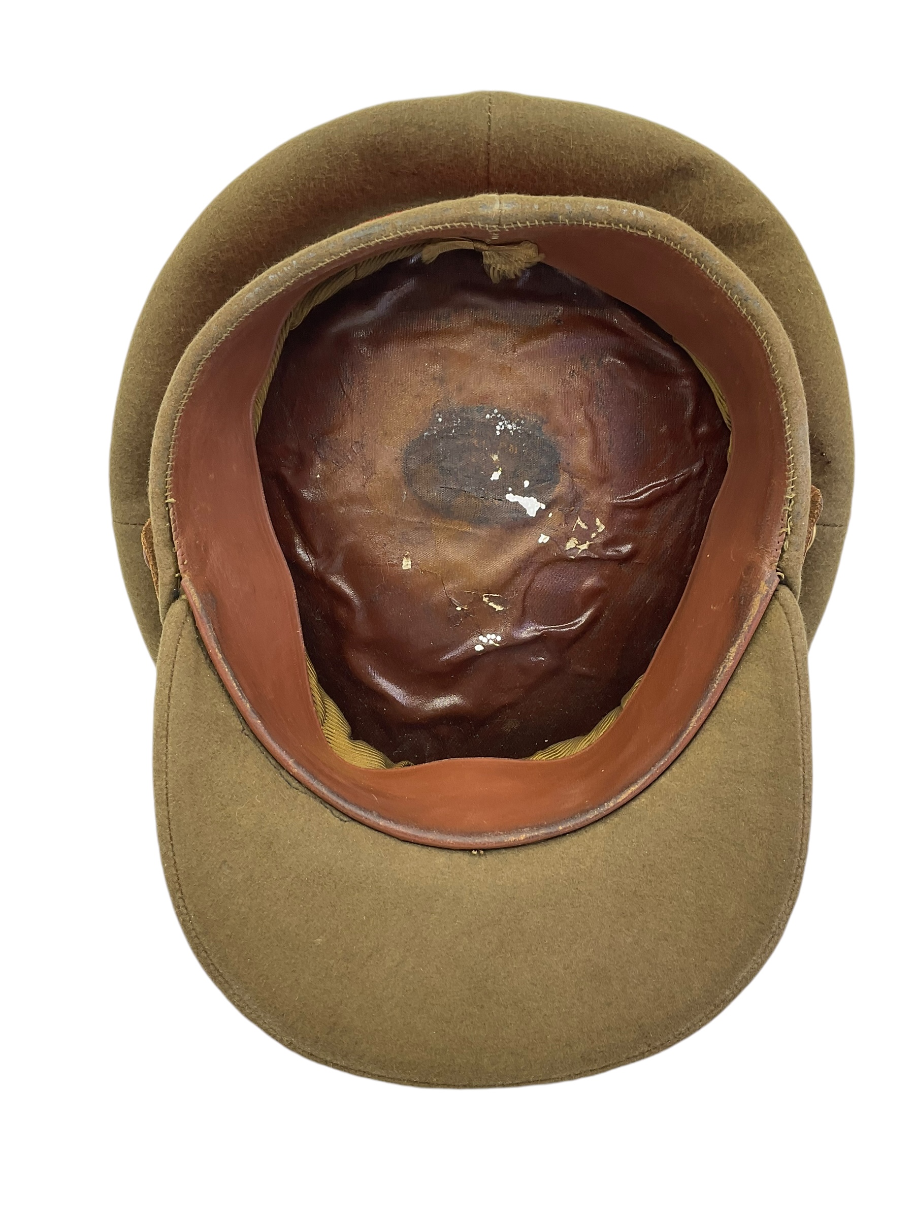 WW2 Canadian Brigadier Generals RCA Artillery Peak Cap Hat Size 7 1/8 WW2 Canadian Brigadier Generals RCA Artillery Peak Cap Hat Size 7 1/8