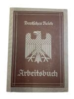 WW2 German Arbeitsbuch Employment Record Book - Hornbruch