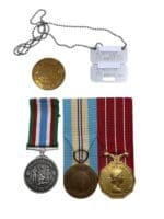 Canadian Forces Medal Group CD UN CPSM Dog Tags Sniper Coin Grouping