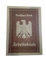 WW2 German Arbeitsbuch Employment Record Book - Osberghaus WW2 German Arbeitsbuch Employment Record Book - Osberghaus
