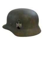 WW2 German Army Heer M40 Steel Helmet Q66 RESTORED FAKE