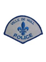 Canadian Quebec Ville De Hull Police Patch
