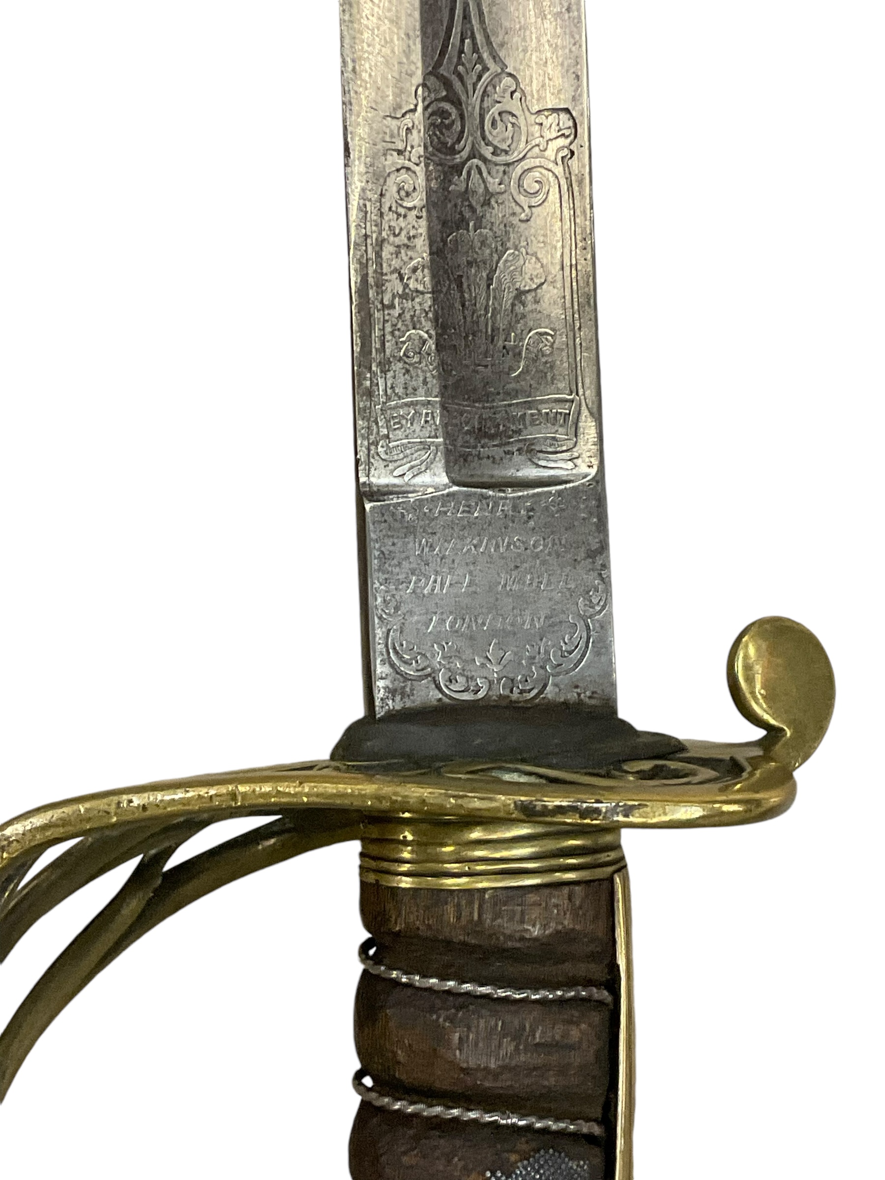 British Victorian Named Royal Artillery Generals Sword Wilkinson with Scabbard British Victorian Named Royal Artillery Generals Sword Wilkinson with Scabbard