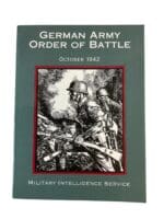 German Army Order of Battle 1942 US Military Intelligence Service Reference Book