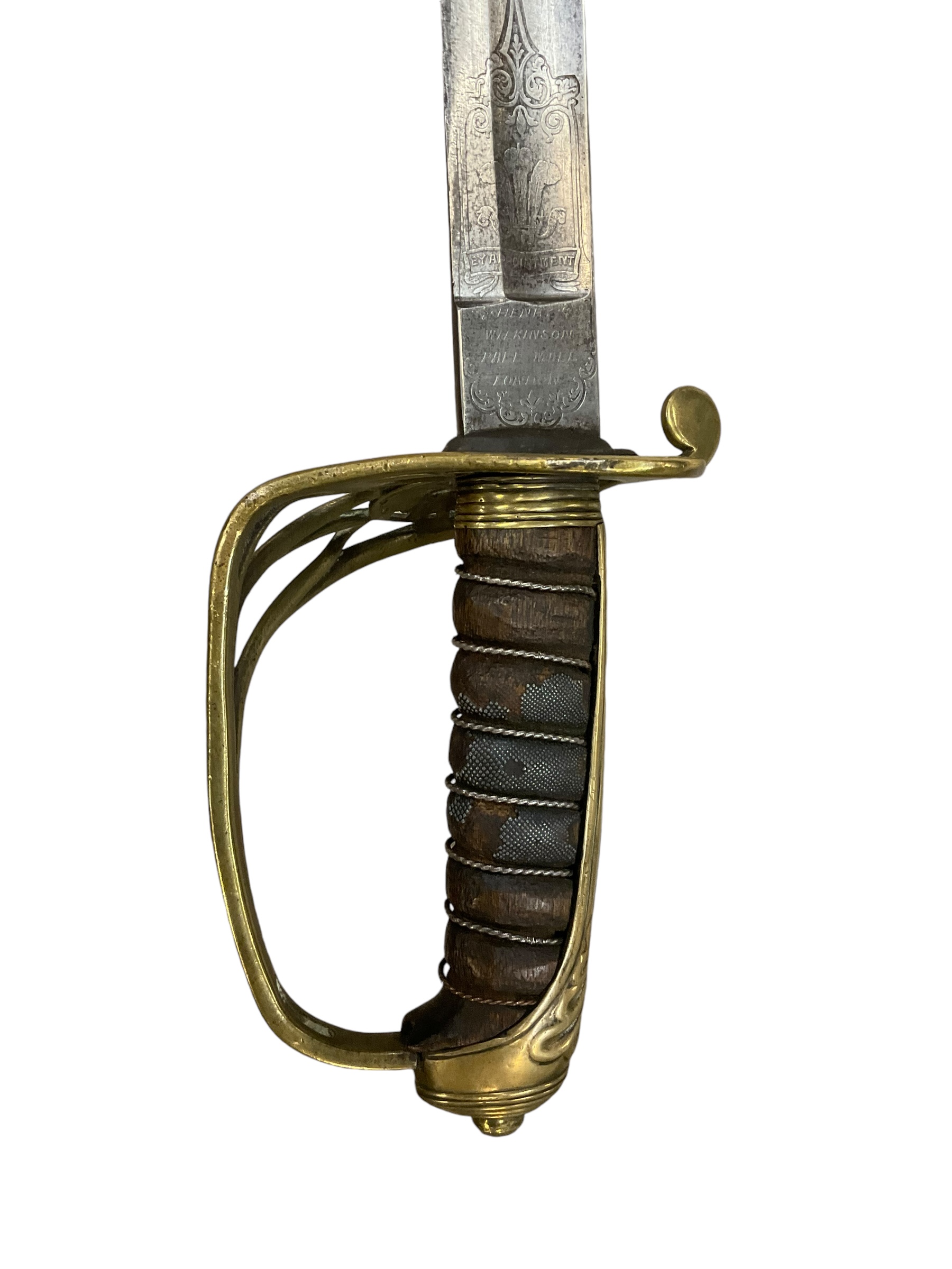 British Victorian Named Royal Artillery Generals Sword Wilkinson with Scabbard British Victorian Named Royal Artillery Generals Sword Wilkinson with Scabbard