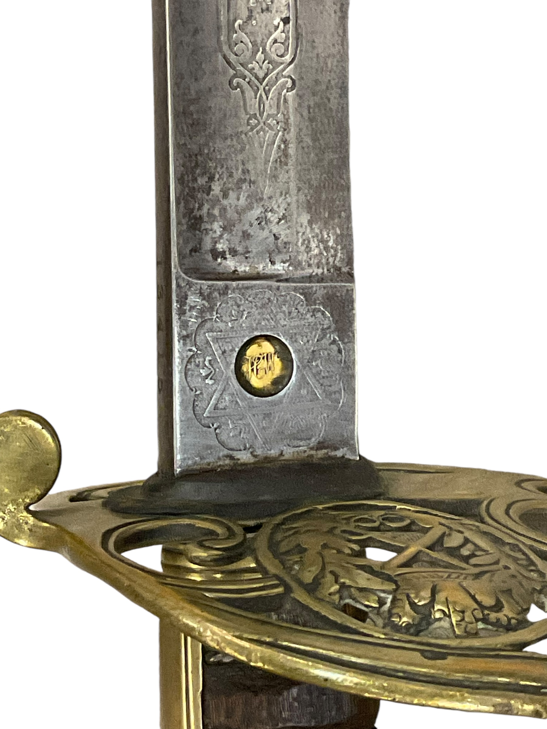 British Victorian Named Royal Artillery Generals Sword Wilkinson with Scabbard British Victorian Named Royal Artillery Generals Sword Wilkinson with Scabbard