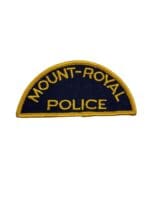 Canadian Quebec Mount-Royal Police Patch