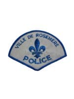 Canadian Quebec Ville De Rosemere Police Patch