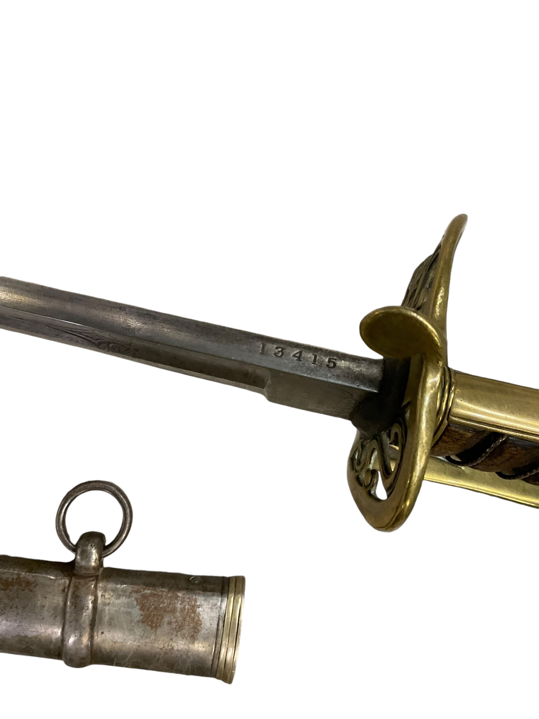 British Victorian Named Royal Artillery Generals Sword Wilkinson with Scabbard British Victorian Named Royal Artillery Generals Sword Wilkinson with Scabbard