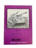 WW2 German US British Bellona Military Vehicle Prints Series Six Reference Book