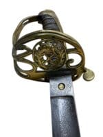 British Victorian Named Royal Artillery Generals Sword Wilkinson with Scabbard British Victorian Named Royal Artillery Generals Sword Wilkinson with Scabbard