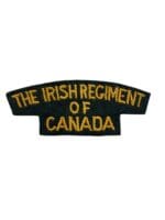 WW2 Canadian Irish Regiment of Canada British Made Shoulder Title Insignia Single
