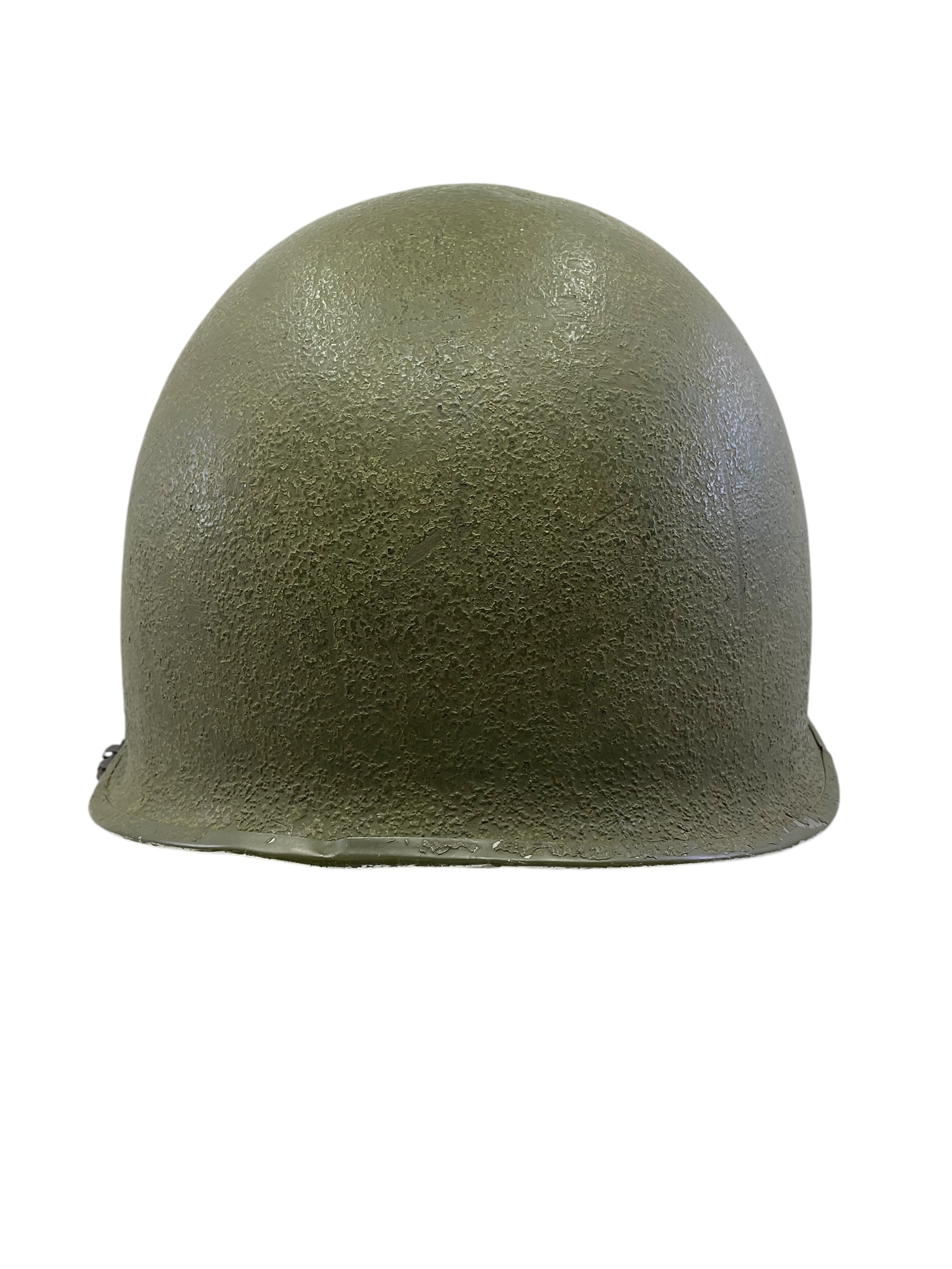 WW2 Korean War US Steel Helmet Front Seam Swivel Bale Westinghouse Liner WW2 Korean War US Steel Helmet Front Seam Swivel Bale Westinghouse Liner