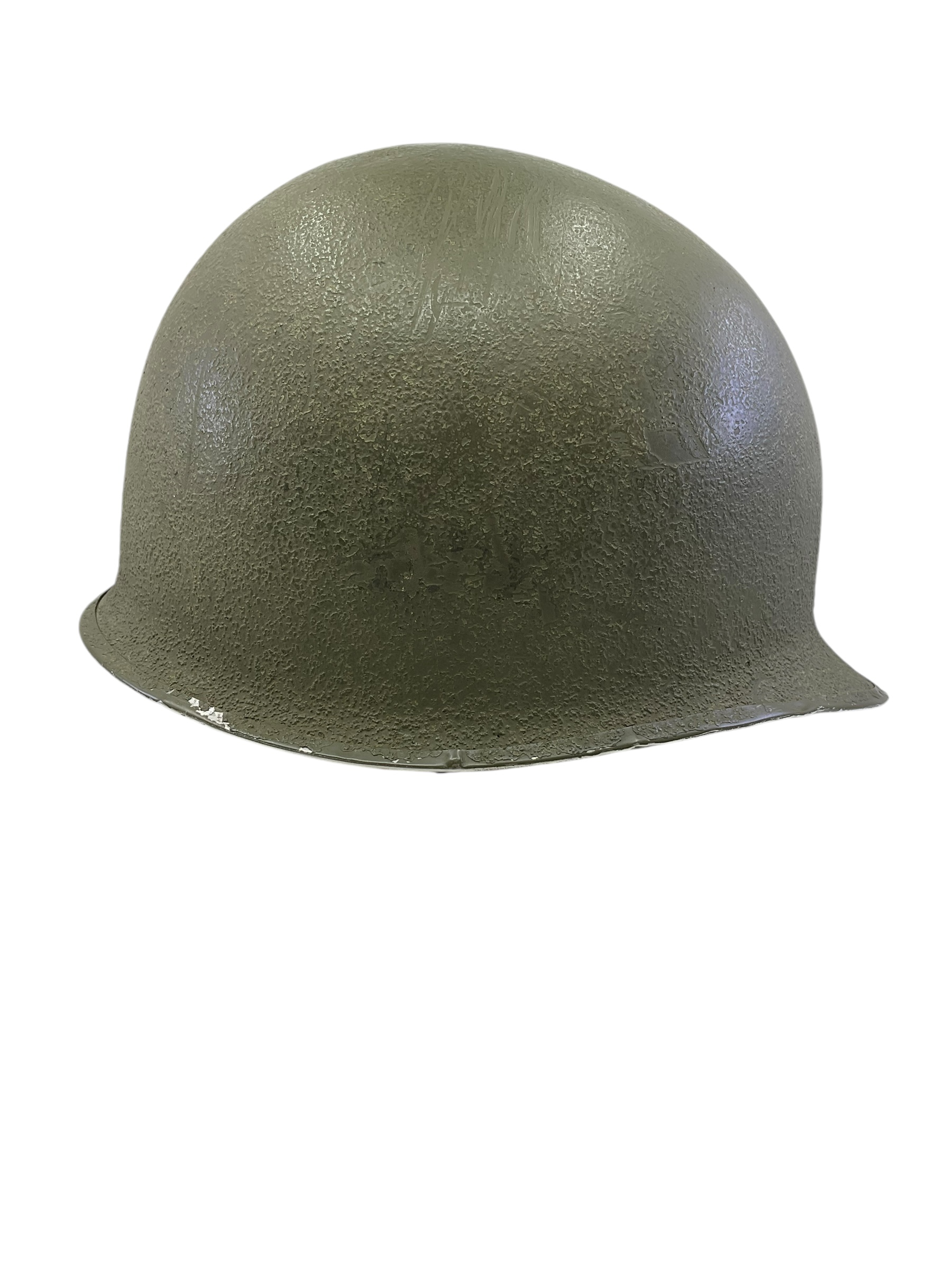 WW2 Korean War US Steel Helmet Front Seam Swivel Bale Westinghouse Liner WW2 Korean War US Steel Helmet Front Seam Swivel Bale Westinghouse Liner