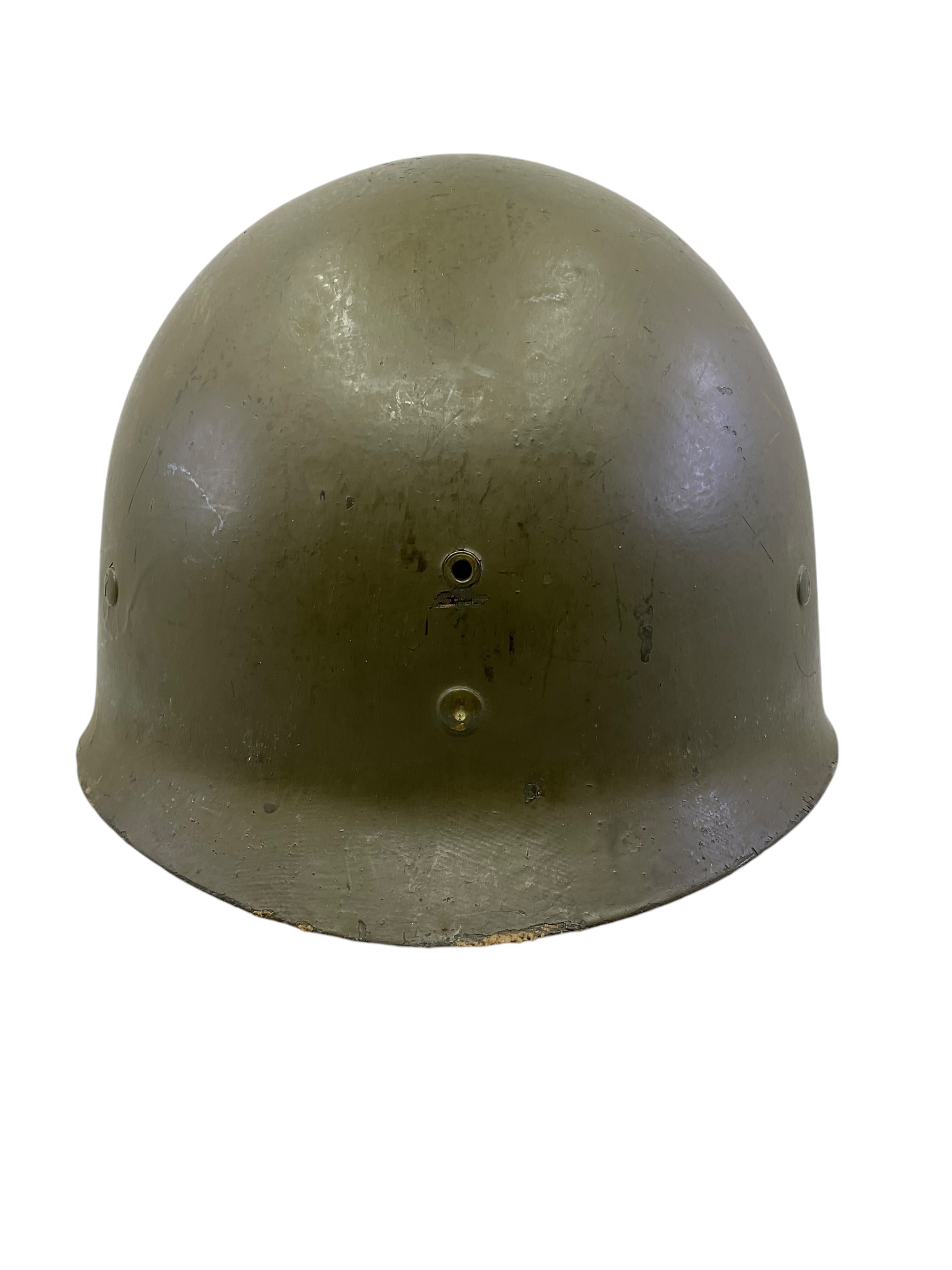 WW2 Korean War US Steel Helmet Front Seam Swivel Bale Westinghouse Liner WW2 Korean War US Steel Helmet Front Seam Swivel Bale Westinghouse Liner
