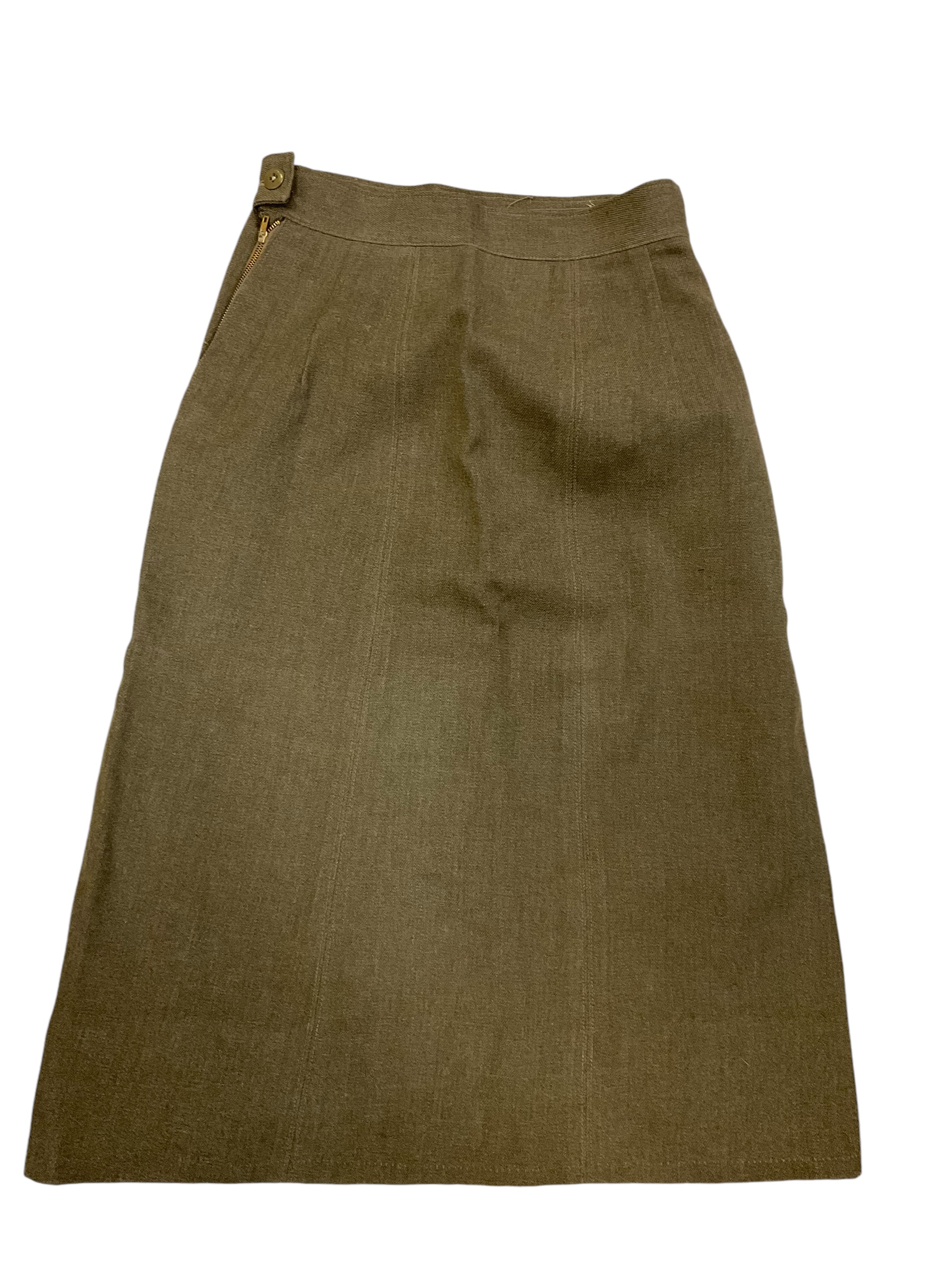 Canadian Army Korean War CWAC Women's Army Corps Skirt Size 12 Dated 1952 Canadian Army Korean War CWAC Women's Army Corps Skirt Size 12 Dated 1952