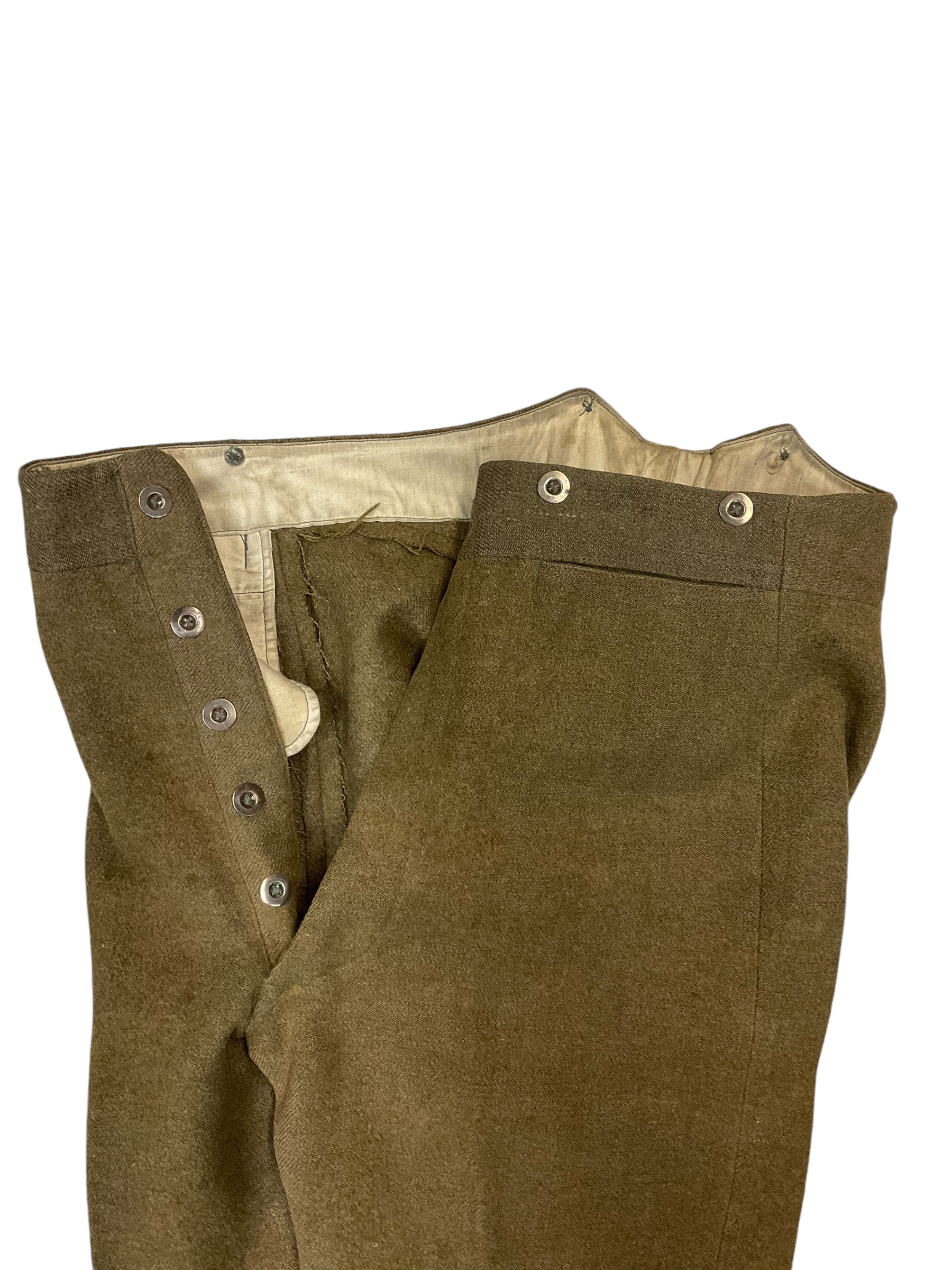 WW1 Canadian CEF 1902 Pattern Straight Leg Other Ranks Trousers Pants WW1 Canadian CEF 1902 Pattern Straight Leg Other Ranks Trousers Pants