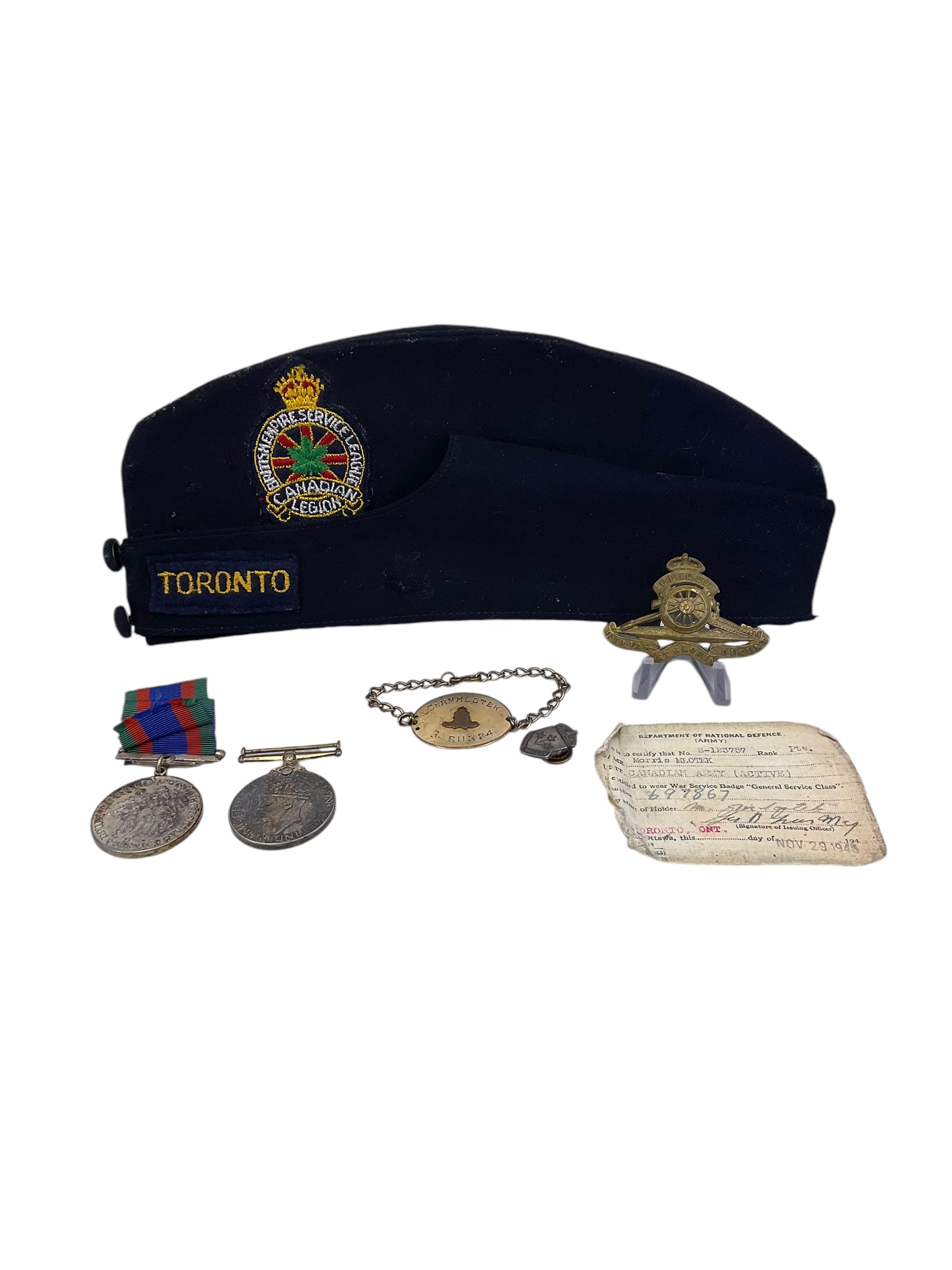 WW2 Canadian RCA Artillery Medal Grouping Named WW2 Canadian RCA Artillery Medal Grouping Named