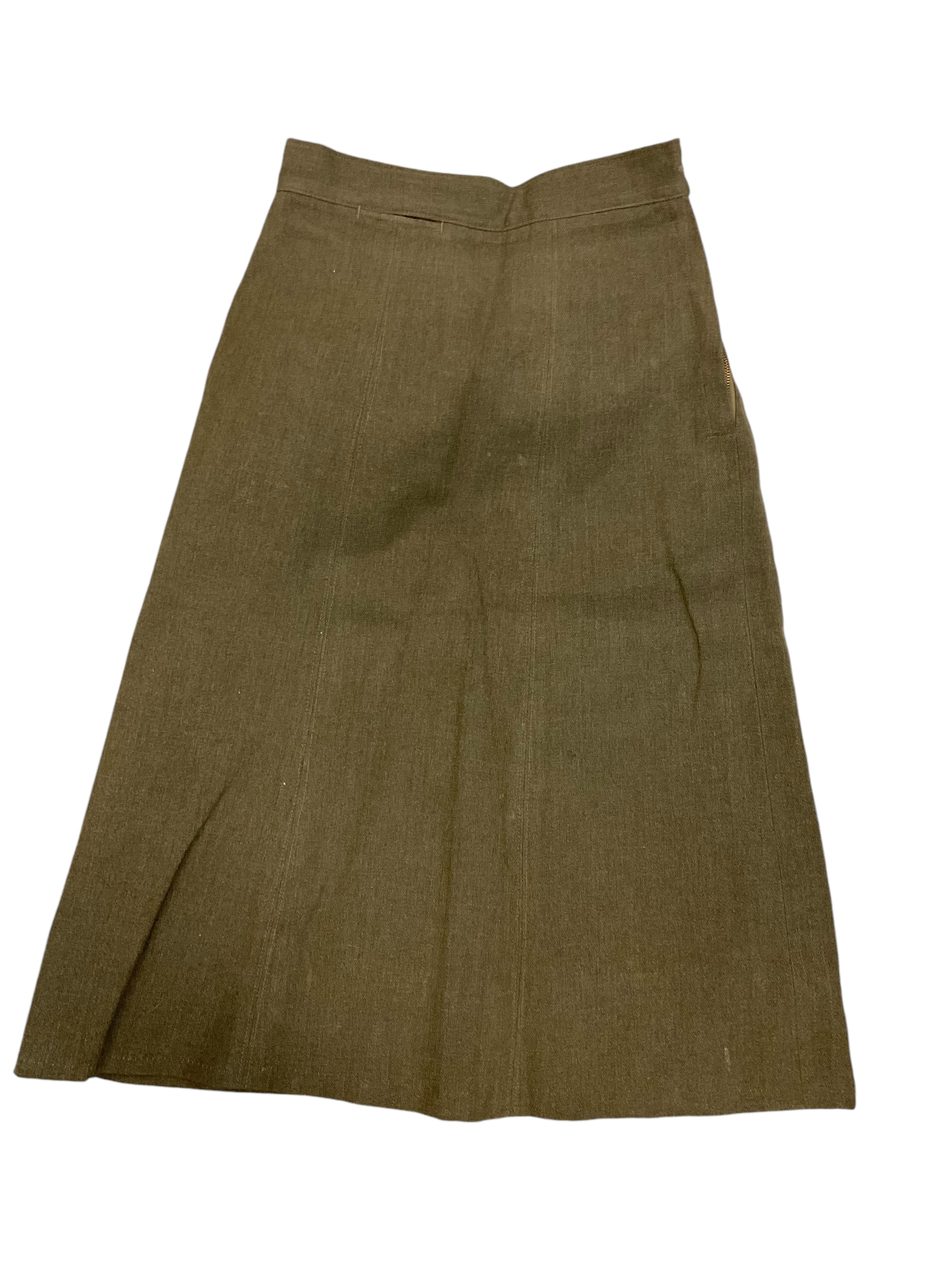 Canadian Army Korean War CWAC Women's Army Corps Skirt Size 12 Dated 1952 Canadian Army Korean War CWAC Women's Army Corps Skirt Size 12 Dated 1952