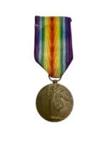 WW1 British BEF Royal Navy Victory Medal 287991 W Moseley Stoker 1 RN