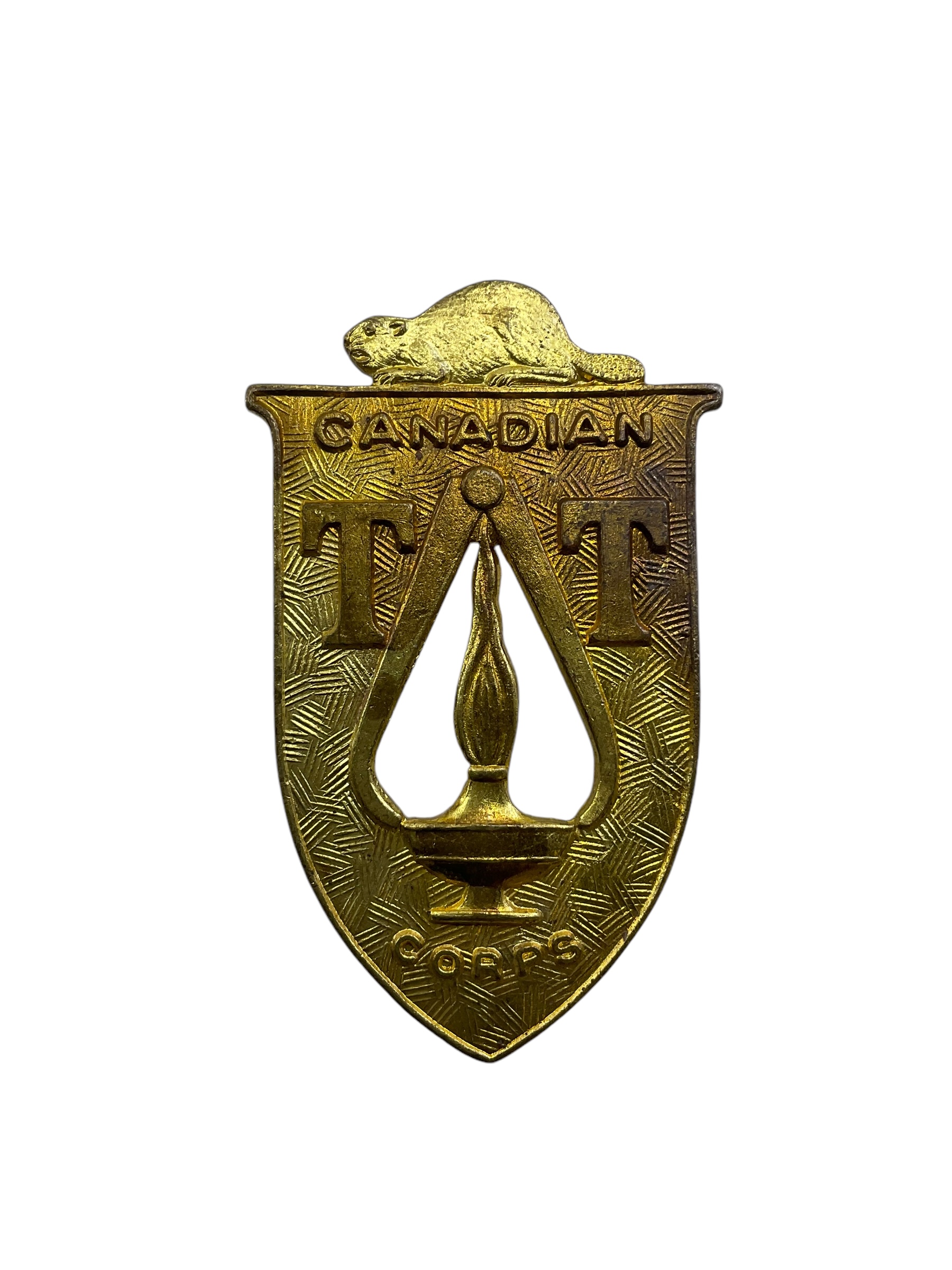 WW2 Canadian Army Technical Training Corps Cap Badge WW2 Canadian Army Technical Training Corps Cap Badge