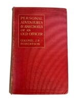 British Personal Adventures and Anecdotes of an Old Officer Used Hardcover Reference Book