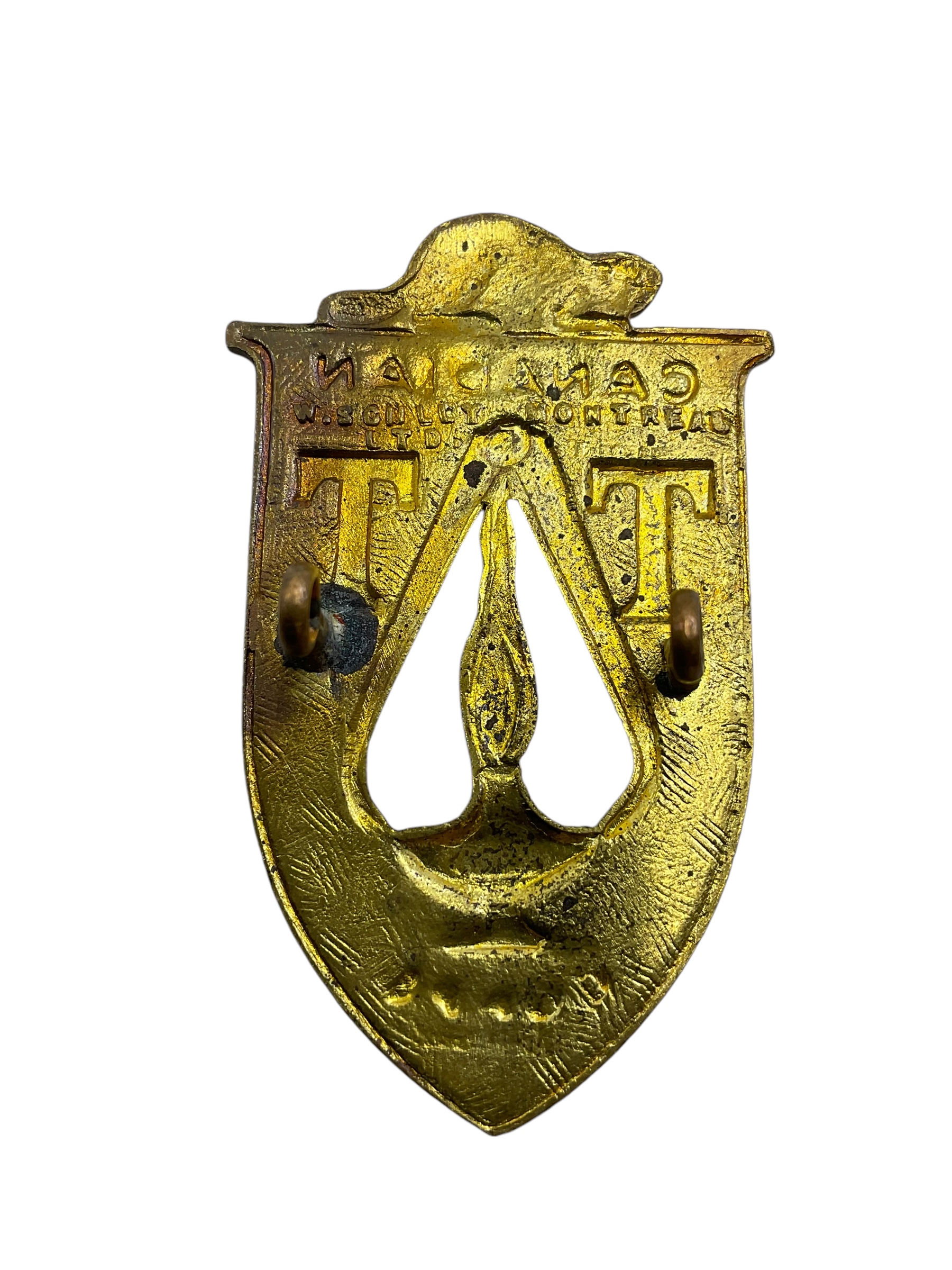 WW2 Canadian Army Technical Training Corps Cap Badge WW2 Canadian Army Technical Training Corps Cap Badge