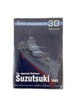 WW2 Japanese Japan Super Drawings Destroyer Suzutsuki 1945 Book