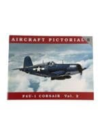 WW2 US USN Navy Aircraft Pictorial 8 F4U1 Corsair Vol 2 Reference Book