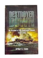 WW2 British RN Royal Navy Destroyer Down Reference Book