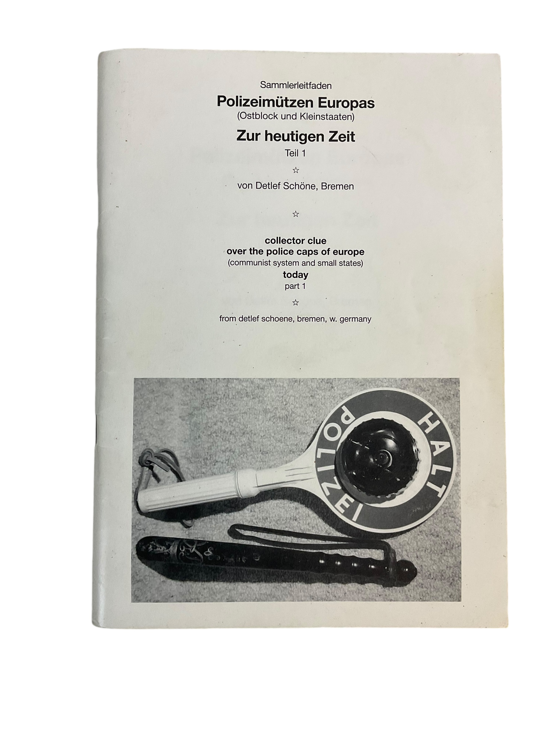 European Police Hats GERMAN/ENGLISH Used Softcover Reference Book European Police Hats GERMAN/ENGLISH Used Softcover Reference Book