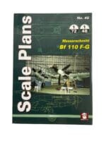WW2 German Scale Plans: Messerschmitt Bf 110 F-G Reference Book