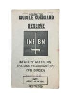 Canadian Forces INF BN CFB Borden CQMS Aide Memorie Used Softcover Reference Book Canadian Forces INF BN CFB Borden CQMS Aide Memorie Used Softcover Reference Book