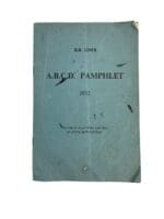 British Royal Navy ABCD Pamphlet 1952 Used Softcover Reference Book British Royal Navy ABCD Pamphlet 1952 Used Softcover Reference Book