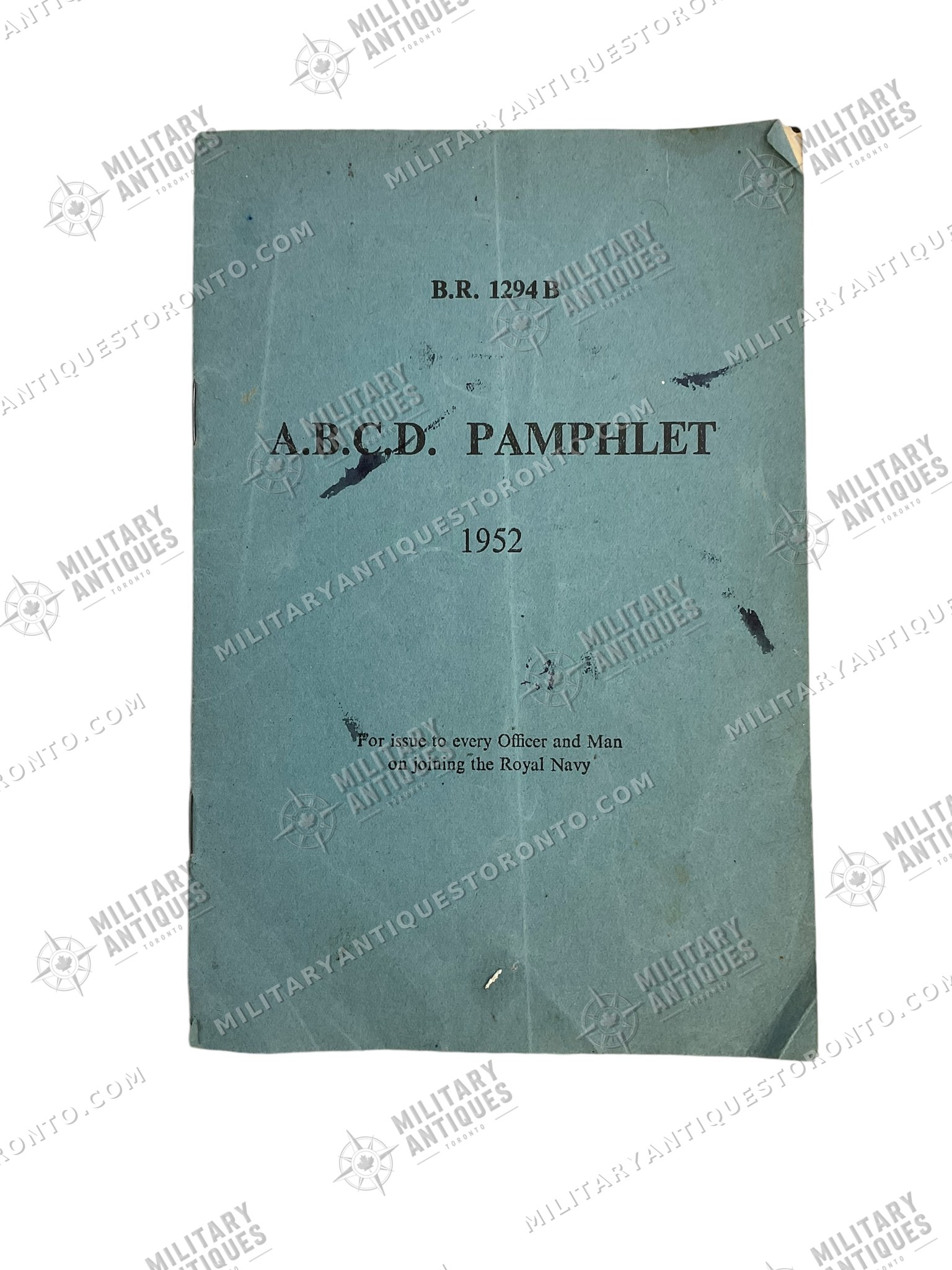 British Royal Navy ABCD Pamphlet 1952 Used Softcover Reference Book ...