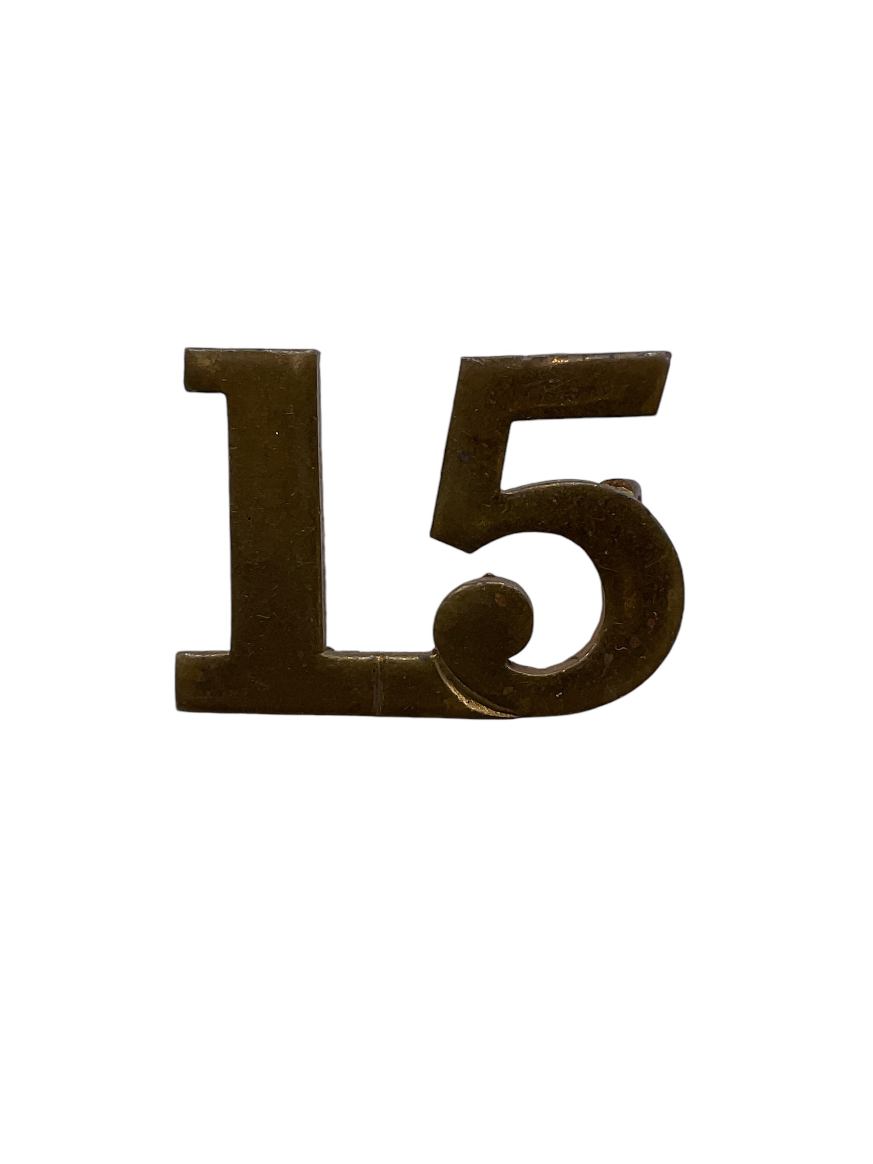 Canadian Militia 15th Argyll Shoulder Numbers Insignia Single Canadian Militia 15th Argyll Shoulder Numbers Insignia Single